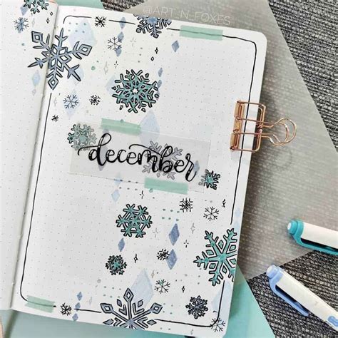 Amazing Winter Bullet Journal Theme And Page Ideas To Try This Season Masha Plans