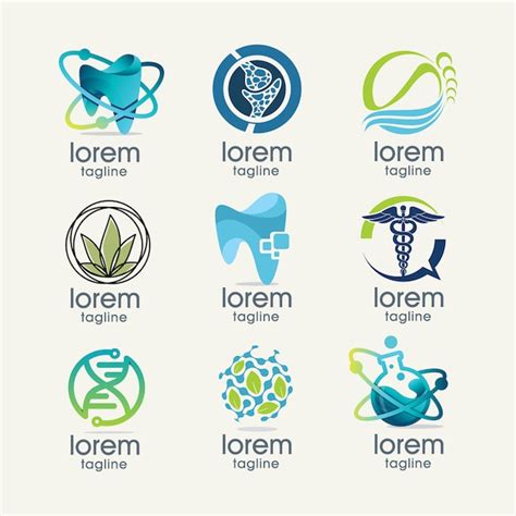 Free Vector Science Logo Templates Collection