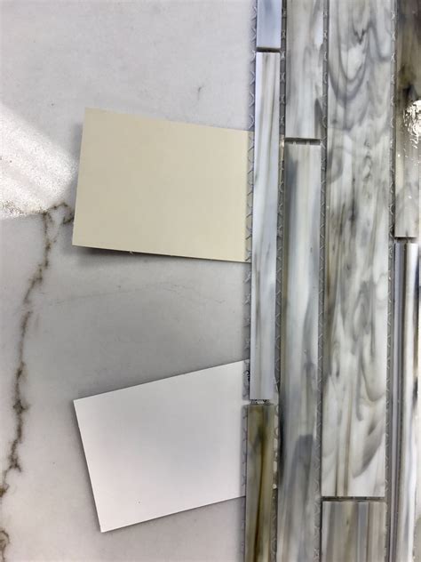 Glass mosaic backsplash from Daltile with my Sherwin Williams paint