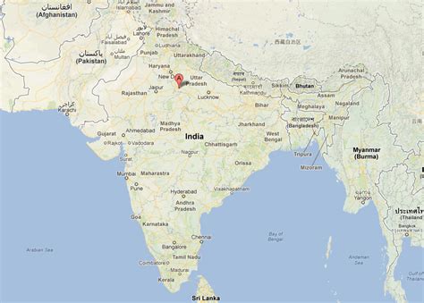 Agra Map And Agra Satellite Image