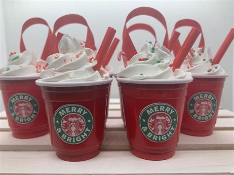 Mini Starbucks Inspired Christmas Ornament
