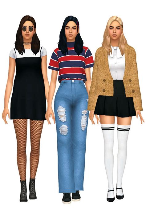 Citrontart Sims Sims 4 Outfit Sets