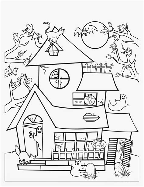 Easy Haunted House Drawing at GetDrawings | Free download