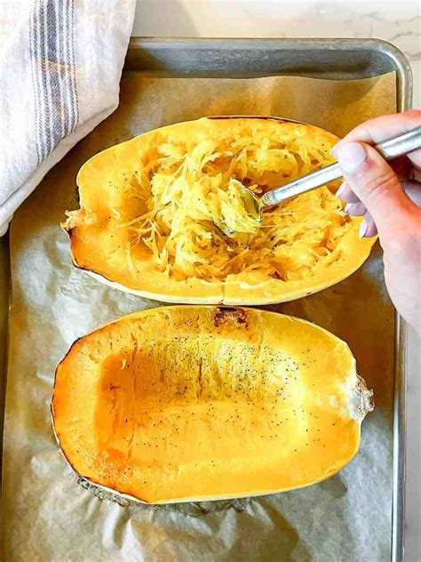 How To Cook A Spaghetti Squash 3 Ways In The Oven Microwave And Air