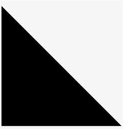 Black Right Angled Triangle 2 Right Angle Triangle Png 1000x1000
