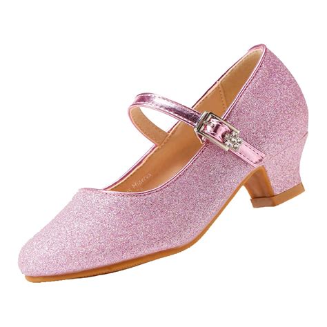 Buy Eight Km Girls High Heel Dress Shoes Mary Jane Princess Wedding