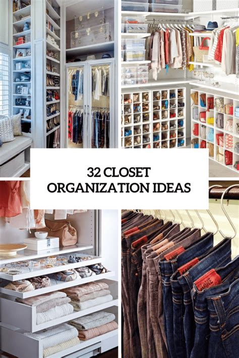 If it is a tight squeeze between your bed and your desk, or your door and your bedside table, it may be a good idea to invest in furniture that better fits the space or remove items of furniture for now to create more room. 32 Cool And Smart Ideas To Organize Your Closet - DigsDigs
