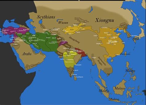 Map Every Single Year In The History Of Civilization In Asia The