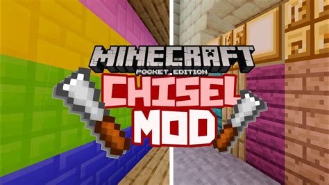 Chisel Mod Para Minecraft Pe 116 Add On Addon Descarga