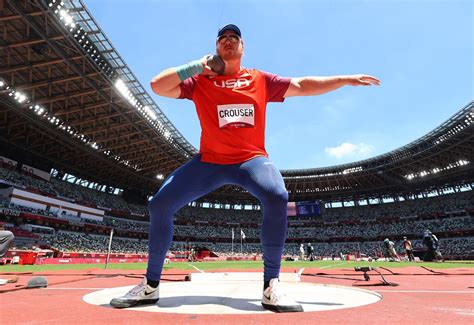 Olympics Athletics Crouser Wins Gold In Mens Shot Put Breaks Olympic