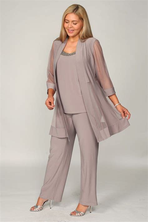 Black Randm Richards 8764w Plus Size Formal Pants Suit For 8099 The