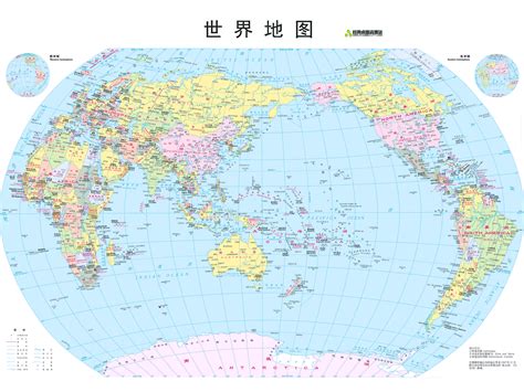 World Map In Chinese