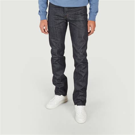 Weird Guy Blue Grass Selvedge Tapered Jeans Raw Naked And Famous Lexception