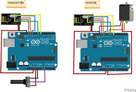 Arduino Using Nrf24l01 Rf Module Arduino Arduino Projects Cool