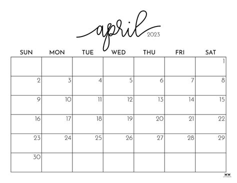 April 2023 Calendar Printable Get Latest Map Update