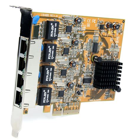 Startechcom St1000spex42 4 Port Pci Express Pcie Gigabit Ethernet Nic
