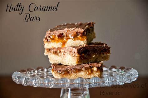 Nutty Caramel Bars Creative Housewives