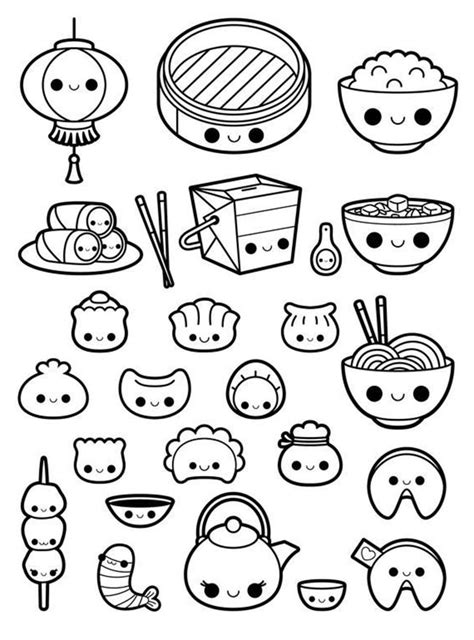 Desenhos Fofos De Comidas Kawaii 2 Food Drawing Easy Cute Food