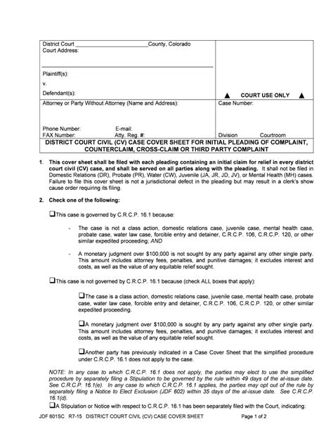 Counterclaim Cross Claim Or Third Party Complaint Form Fill Out And Sign Printable Pdf