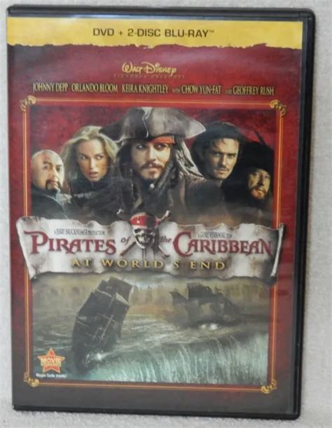 Pirates Of The Caribbean At World S End Blu Ray Dvd Disc Set Picclick