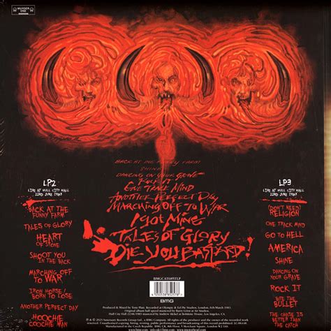 Motörhead Another Perfect Day 40th Anniversary Vinyl 3lp 2023