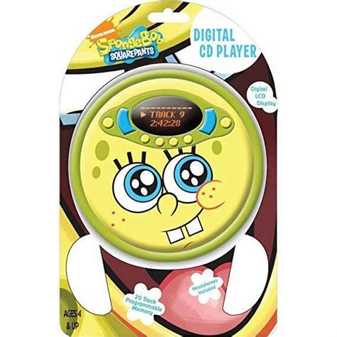 Sakar Spongebob Squarepants Cd Player 37062 For Sale Online Ebay