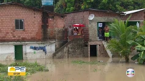 Chuva Causa Alagamentos E água Invade Casas Em Camaragibe No Grande Recife Bom Dia Pe G1