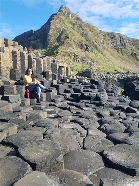 Giants Causeway Ireland Natural Rock Formations In The Shape Of