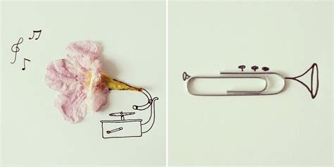 Simply Creative Everyday Objects Turned Into Whimsical Illustrations By Javier Pérez