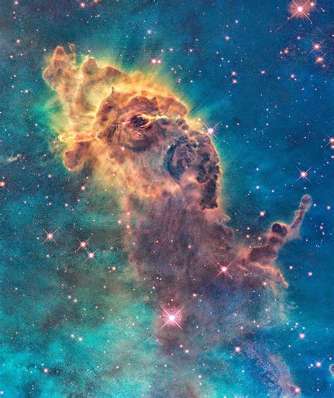Trailing Normal Nebulae Carina Nebula Hubble Space Telescope Nebula