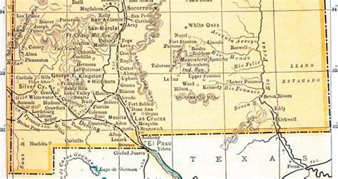 Map Of Southern New Mexico World Map