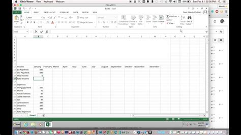 How To Use Autosum In Excel 2013 Youtube