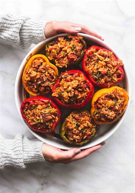 Best Ever Easy Stuffed Peppers 5 Ingredients Recipe