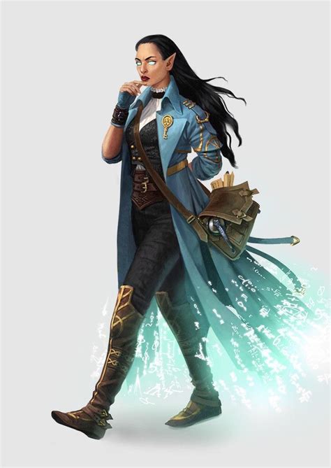 Female Wizards And Sorcerers Dump Female Wizard Female Elf Concept