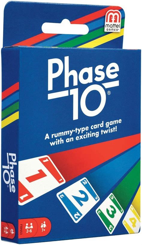 Phase 10 Card Game Card And Dice Games General The Games Shop Board