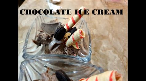 Easy To Make Chocolate Ice Cream Homemade Ice Cream YouTube