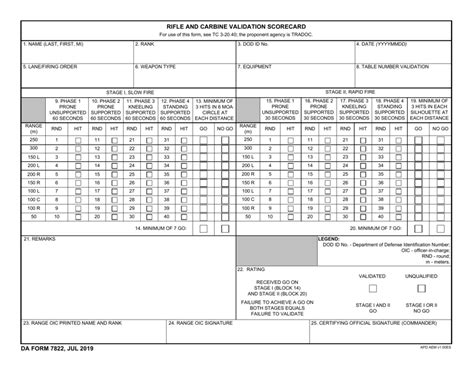 Da Form 7822 Fill Out Sign Online And Download Fillable Pdf