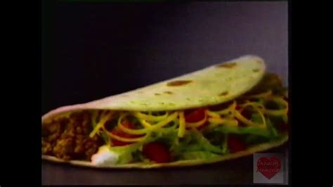 taco bell television commercial 1988 soft taco supreme youtube