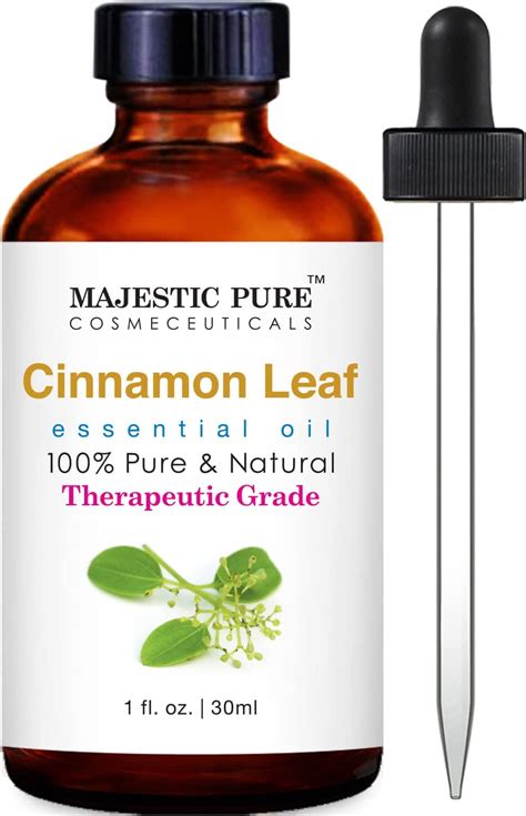 Majestic Pure Cinnamon Leaf Essential Oil Therapeutic Grade Pure And