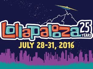 This year lollapalooza turns 25. Lollapalooza 2016 Lineup - Indie Rocks!