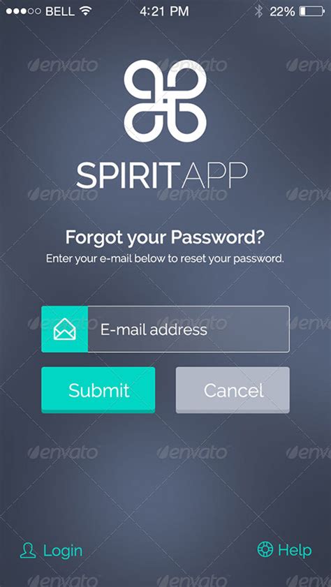 Spiritapp Flat Form Elements By Creakits Graphicriver