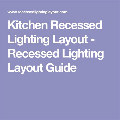 Recessed lighting in kitchen placements quebec. Kitchen Recessed Lighting Layout | Recessed lighting ...