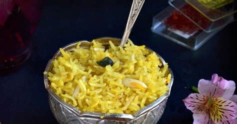 Zarda Sweet Saffron Rice Kashmiri Special Indian Cooking Challenge