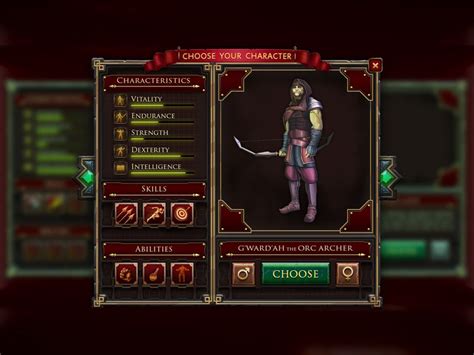 Choose Your Character Screen Game Interface Old Games Screen Design