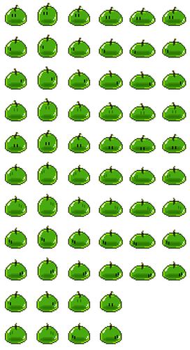Slime Sprite Sheet By Lampion22
