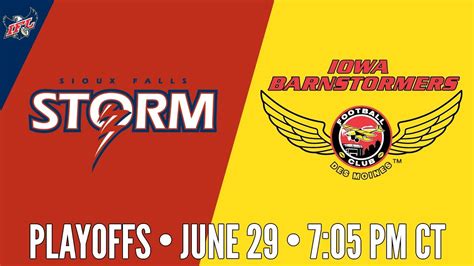 Ifl Playoffs Sioux Falls Storm At Iowa Barnstormers Youtube