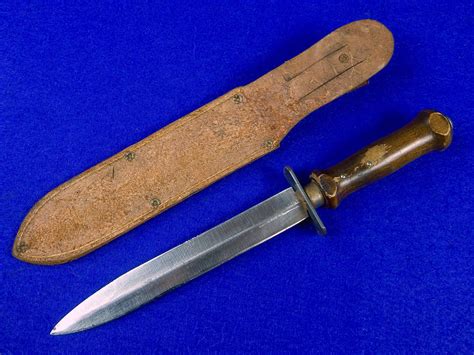 Us Ww2 Ben Rocklin Fighting Knife W Sheath Antique And Military From