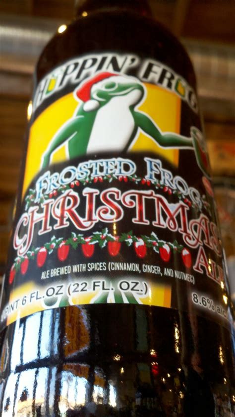 Hoppin Frog Frosted Frog Christmas Ale Beer Street Journal