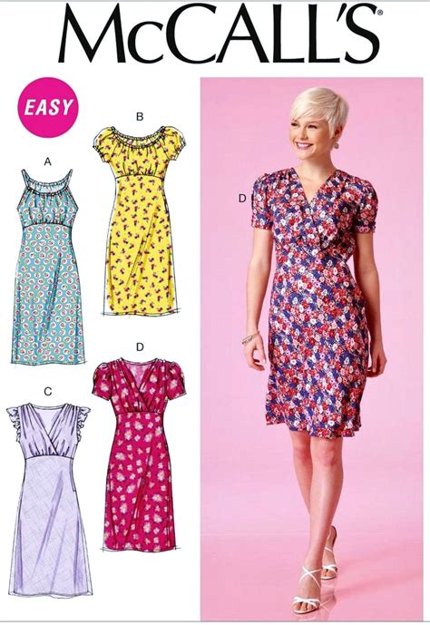 Sewing Pattern For Womens Dress Pattern Misses Raised Waist Dress