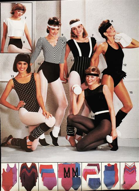 41 High Contrast Workout Looks Sears Roebuck Catalog 1984 The